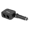 Toma de extensión 2x USB-A 1x USB-C 12V 24V 100W 180° AMIO-04357