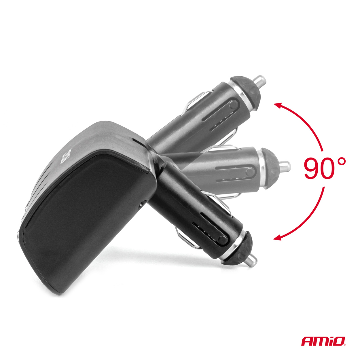 Toma de extensión 12V 24V 120W 90° AMIO-04358 5 Toma de extensión 12V 24V 120W 90° AMIO-04358