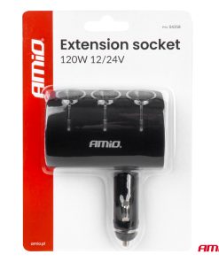 Toma de extensión 12V 24V 120W 90° AMIO-04358 13 Toma de extensión 12V 24V 120W 90° AMIO-04358