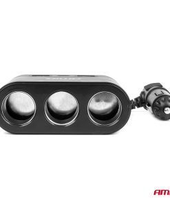 Toma de extensióni 2x USB-A 1x USB-C 12V 24V 120W 70cm AMIO-04361