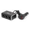 Toma de extensióni 2x USB0A QC3.0 12V 24V 120W 80cm AMIO-04364