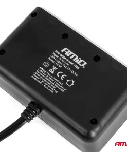 Toma de extensióni 2x USB0A QC3.0 12V 24V 120W 80cm AMIO-04364