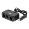 Toma de extensióni 1x USB-A 1x USB-C QC4.0 12V 24V 120W 80cm AMIO-04365