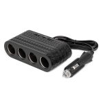 Toma de extensióni 2x USB-A 1x USB-C 12V 24V 120W 80cm AMIO-04367