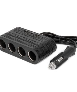 Toma de extensióni 2x USB-A 1x USB-C 12V 24V 120W 80cm AMIO-04367