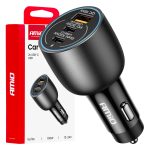Cargador de coche 2x USB C port + USB A port 12/24V 100W AMIO-04371