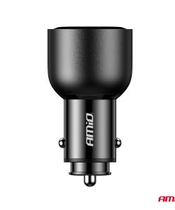 Cargador de coche 2x USB C port + USB A port 12/24V 95W AMIO-04372