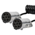 Cable de muelle TIR 2x 7 PIN tipo N 5m 24V AMIO-04379