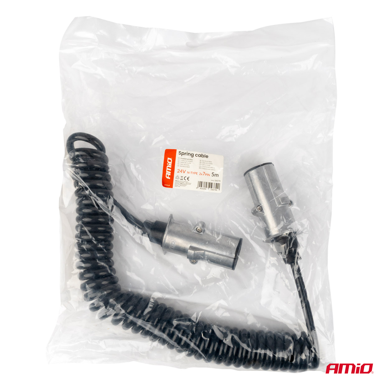 Cable de muelle TIR 2x 7 PIN tipo N 5m 24V AMIO-04379 4 Cable de muelle TIR 2x 7 PIN tipo N 5m 24V AMIO-04379