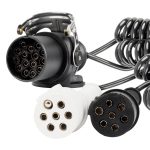 Cable de muelle TIR 2x 7 PIN 15 PIN tipo N/S 5m 24V AMIO-04381