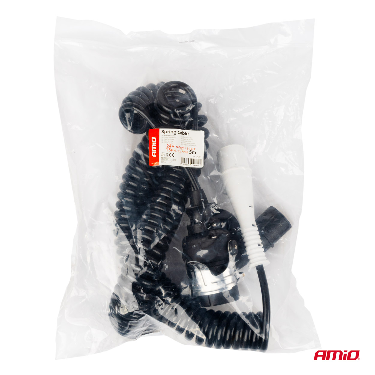Cable de muelle TIR 2x 7 PIN 15 PIN tipo N/S 5m 24V AMIO-04381 5 Cable de muelle TIR 2x 7 PIN 15 PIN tipo N/S 5m 24V AMIO-04381