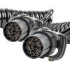 Cable de muelle TIR 2x 15 PIN 5m 24V AMIO-04382