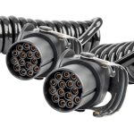 Cable de muelle TIR 2x 15 PIN 5m 24V AMIO-04382