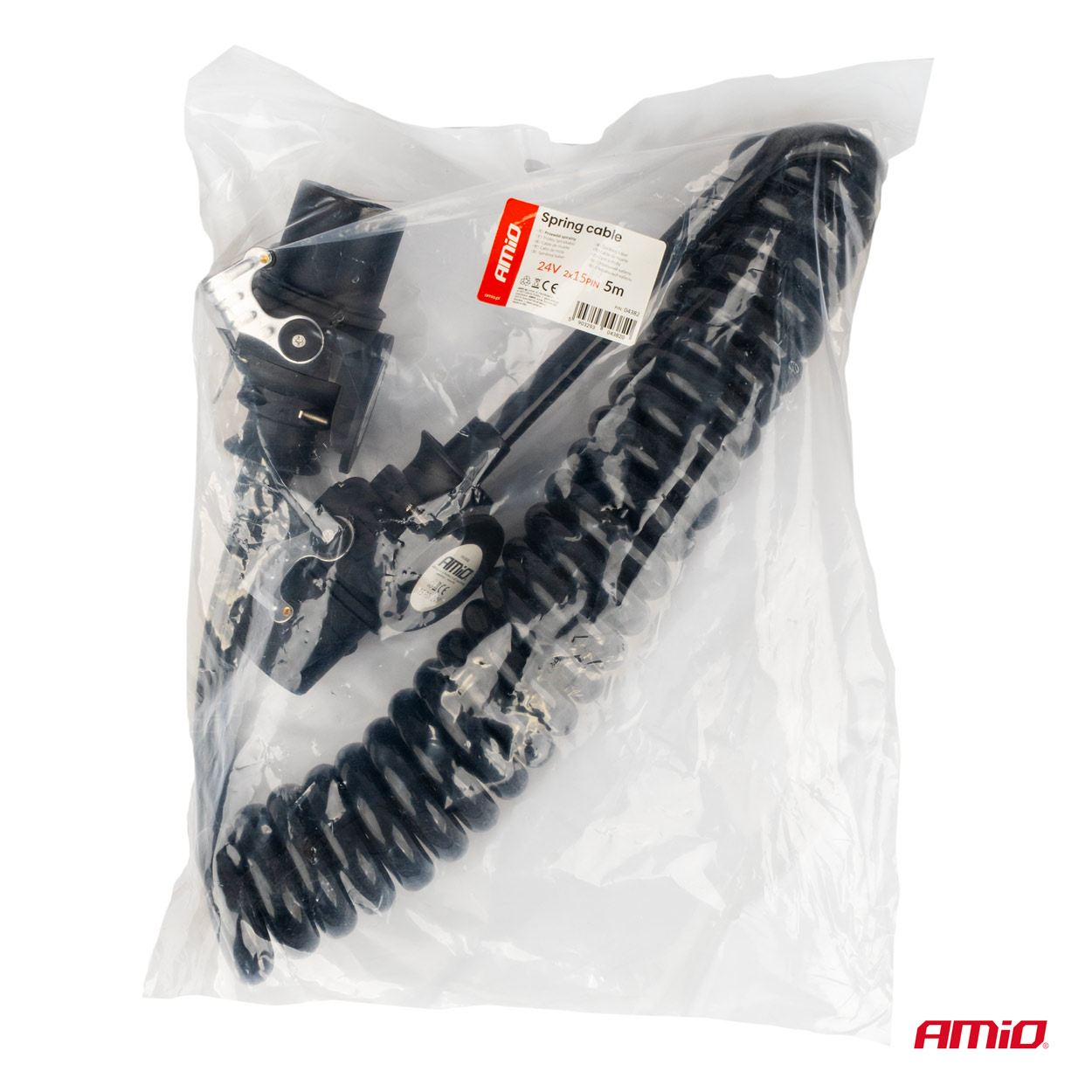 Cable de muelle TIR 2x 15 PIN 5m 24V AMIO-04382 5 Cable de muelle TIR 2x 15 PIN 5m 24V AMIO-04382