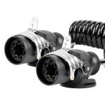 Cable de muellett TIR 2x 7 PIN tipo EBS 5m 24V AMIO-04383