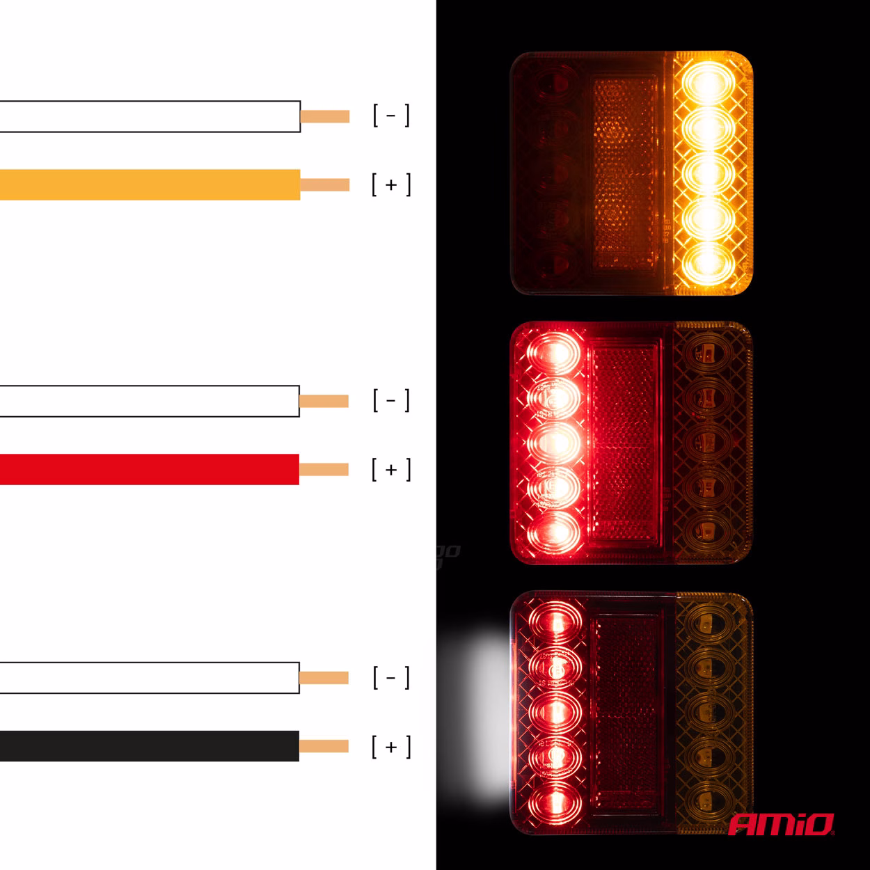 Lámpara LED trasera AMIO-04389