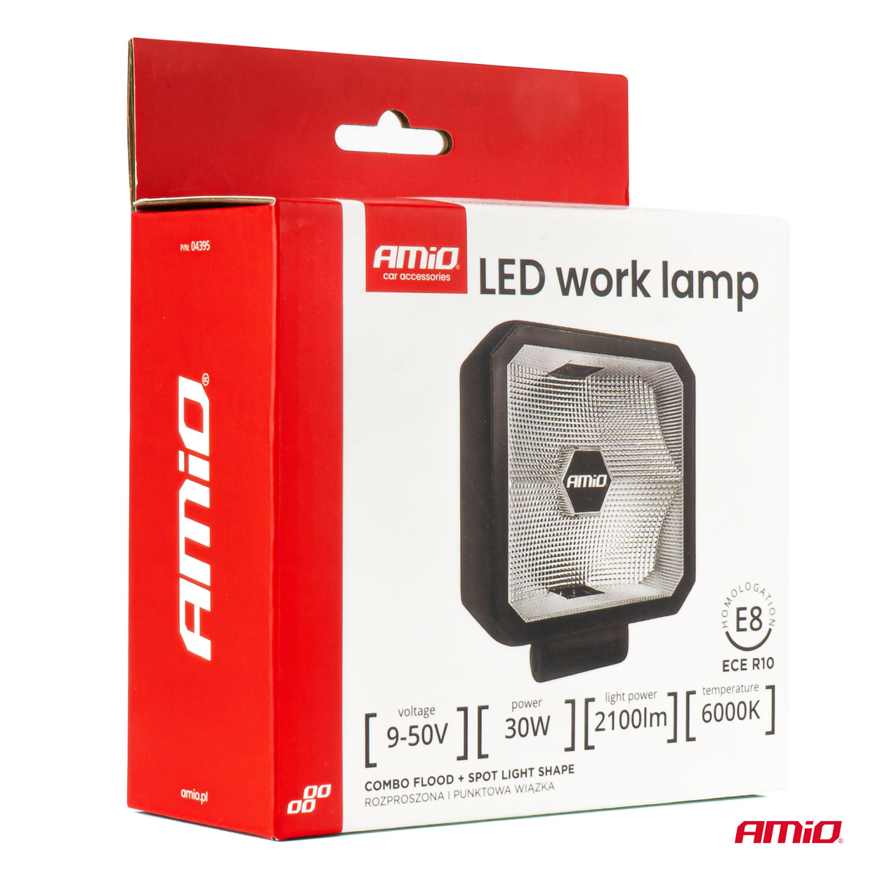 Lámpara de trabajo 30W COMBO 12V 24V AMIO-04395 8 Lámpara de trabajo 30W COMBO 12V 24V AMIO-04395