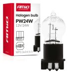 Bombilla halógena PW24W WP3.3x14.5-3 24W 12V AMIO-04409
