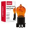 Bombilla halógena PWY24W WP3.3x14.5-4 Amber 12V 24W AMIO-04410