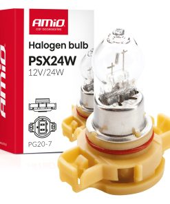 Bombilla halógena PSX24W PG20-7 12V 24W AMIO-04411
