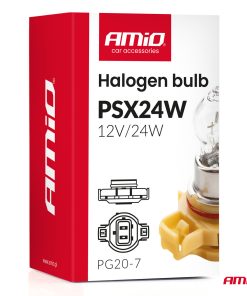 Bombilla halógena PSX24W PG20-7 12V 24W AMIO-04411