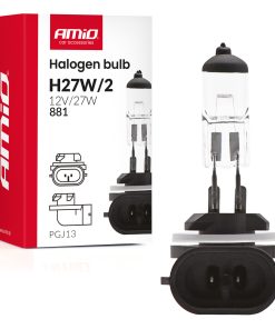 Bombilla halógena H27W/2 881 PGJ13 12V 27W AMIO-04413