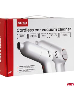 Aspirador inalámbrico para coche 40W 4,5kPa USB-C VC-07 HEPA AMIO-04415 21 Aspirador inalámbrico para coche 40W 4,5kPa USB-C VC-07 HEPA AMIO-04415