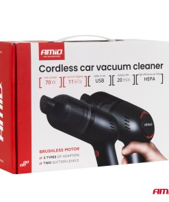 Aspirador inalámbrico para coche 70W 11kPa USB-C VC-08 HEPA AMIO-04416