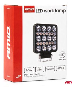 Lámpara de Trabajo AWL75 36W 6500K 3600lm 9-36V AMiO-04419