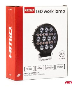 Lámpara de Trabajo AWL76 45W 6500K 3000lm 9-36V AMiO-04420 15 Lámpara de Trabajo AWL76 45W 6500K 3000lm 9-36V AMiO-04420