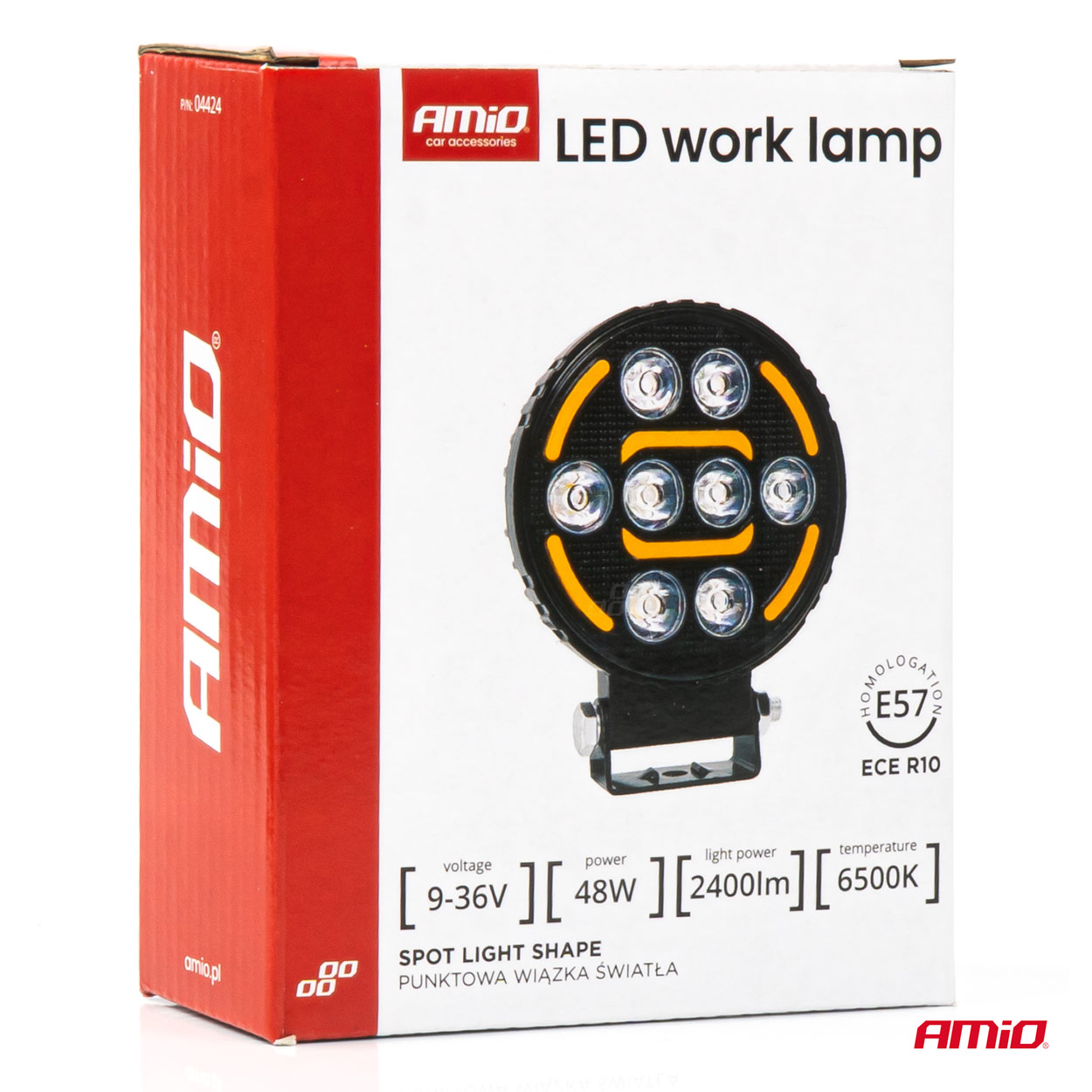 Lámpara de Trabajo AWL80 48W 2400LM 12V 24V AMIO-04424 9 Lámpara de Trabajo AWL80 48W 2400LM 12V 24V AMIO-04424