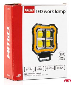Lámpara de Trabajo AWL84 48W 4800LM 12V 24V AMIO-04428 17 Lámpara de Trabajo AWL84 48W 4800LM 12V 24V AMIO-04428