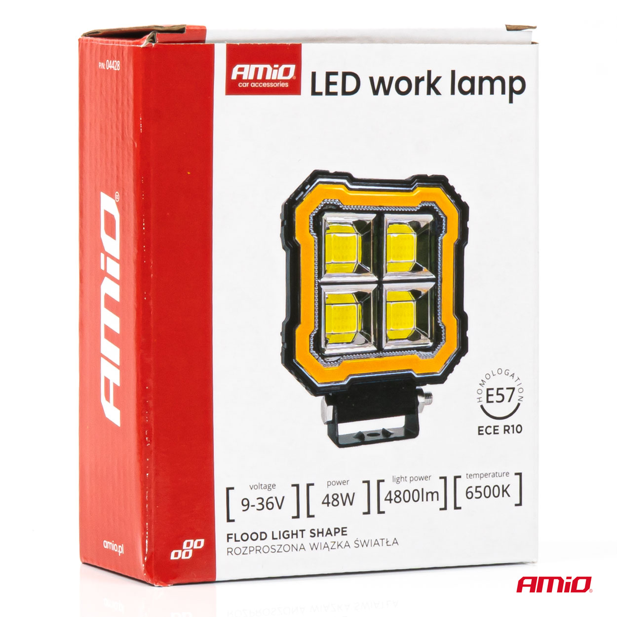 Lámpara de Trabajo AWL84 48W 4800LM 12V 24V AMIO-04428 9 Lámpara de Trabajo AWL84 48W 4800LM 12V 24V AMIO-04428