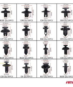 Juego de clips y extractores 650 piezas. AMIO-04433