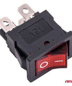 Interruptor de palanca con luz roja 20 A 12 V 24 V AMIO-04440