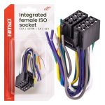 Conector ISO hembra integrado CCA 13 pines 5 A 12 V AMIO-04441