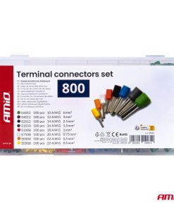 Juego de terminales eléctricos 800 unidades. AMIO-04461