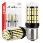Bombillas LED CANBUS 1156 BA15S P21W R10W R5W 4SMD 1860 Blanco 12V 24V AMIO-04252