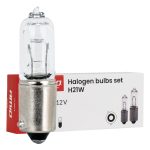 Bombillas halógenas H21W 12V 21W BAY9s 10 uds. AMIO-04514
