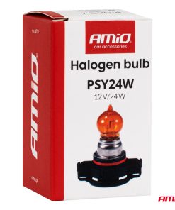 Bombilla halógena PSY24W 12V 24W PG20-4 AMBER AMIO-04519