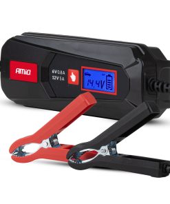 Cargador de batería digital LEAD ACID LFP MAX 5A 6/12V AMIO-04522