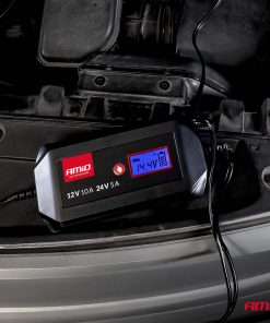 Cargador de batería digital STD GEL AGM WET MAX 10A 12/24V AMIO-04525