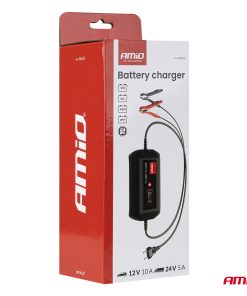 Cargador de batería digital STD GEL AGM WET MAX 10A 12/24V AMIO-04525