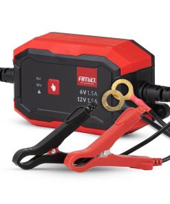 Cargador de batería digital AGM GEL STD LiFePo4 MAX 1,5A 6/12V AMIO-04526