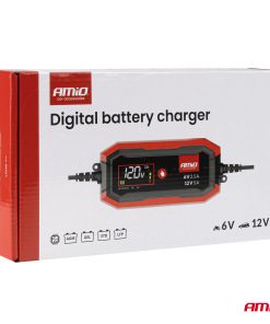 Cargador de batería digital AGM GEL STD LiFePo4 MAX 5A 6/12V PRO AMIO-04527