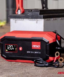 Cargador de batería digital AGM GEL STD LiFePo4 MAX 10A 12/24V PRO AMIO-04528