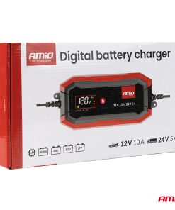 Cargador de batería digital AGM GEL STD LiFePo4 MAX 10A 12/24V PRO AMIO-04528