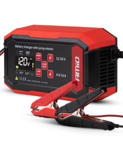 Cargador de batería digital BOOST AGM GEL STD LiFePo4 MAX 16A 12/24V PRO AMIO-04529