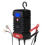 Cargador de batería digital AGM GEL STD LiFePo4 MAX 6A 6/12V PRO HOOK AMIO-04532