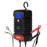 Cargador de batería digital AGM GEL STD LiFePo4 MAX 8A 12/24V PRO HOOK AMIO-04533